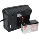 Источник бесперебойного питания Powercom Back-UPS SPIDER, Line-Interactive, LCD, AVR, 1100VA/605W, 8xSchuko outlets (4 surge & 4 batt), USB, black (1452054)