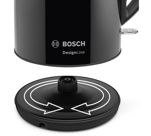 Чайник BOSCH/ мощность — 2400Вт; объем — 1.7л; корпус — нержавеющая сталь; фильтр от накипи, цвет — черный Чайник BOSCH/ мощность — 2400Вт; объем — 1.7л; корпус — нержавеющая сталь; фильтр от накипи, цвет — черный