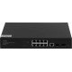 Коммутатор/ 8-Port Layer 2 Managed Gigabit Switch with 2 Gigabit SFP Slots