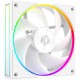 Кулер для корпуса/ Case Cooler ID-COOLING AF-127-ARGB-W (120x120x27mm, 4-pin PWM, ARGB, 78CFM, 29.9dBA, 2000RPM, White)