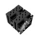Кулер для процессора ID-COOLING SE-207-XT ARGB LGA20XX/1700/1200/115X/AM5/AM4 (8шт/кор, TDP 280W, PWM, черный, 7 тепл.трубок + медная база, 2 x FAN 120mm,  Addressable RGB LED) RET