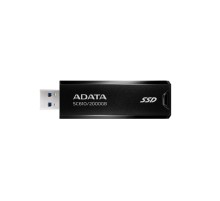 Твердотельный накопитель/ ADATA External SSD SC610, 2000GB, Type-C, USB 3.2 Gen2, R/W 550/500 MB/s, 67x24x10mm, Black (5 лет)