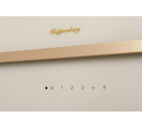 Вытяжка Kuppersberg/ Настенная вытяжка, ширина 60 см, отвод/рециркуляция, 600 м3/час, сенсорное управление, 3 скоростей, светодиодное освещение 1*2 Вт, металлические жироулавливающие фильтры, угольный фильтр KF-ES  (опция), 42-58 дБ, система предупреждени