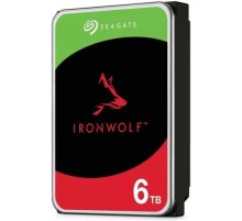 Жесткий диск/ HDD Seagate SATA3 6Tb IronWolf  5400 256Mb 1 year warranty