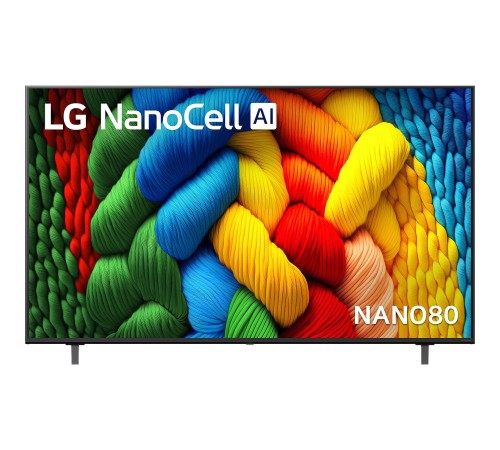 Телевизор ЖК 65'' LG/ 65", Ultra HD, Nano Color, Smart TV, WebOS, Wi-Fi, DVB-T2/C/S2, MR, 60Hz Native, 2.0ch (20W), 2 HDMI, 2 USB, 2 Pole, Ashed Blue, 2025