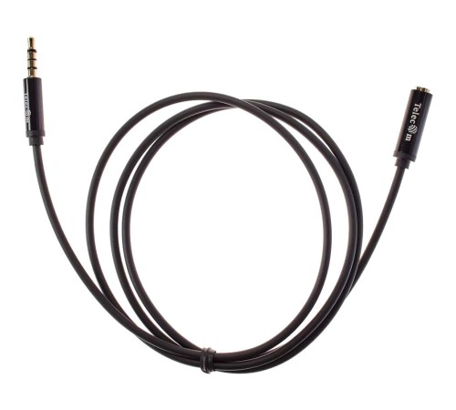 Кабель/ Кабель удлинит 3.5 Jack (M) - 3.5 Jack (F), 1м Telecom PRO <TAV7179M-1M>