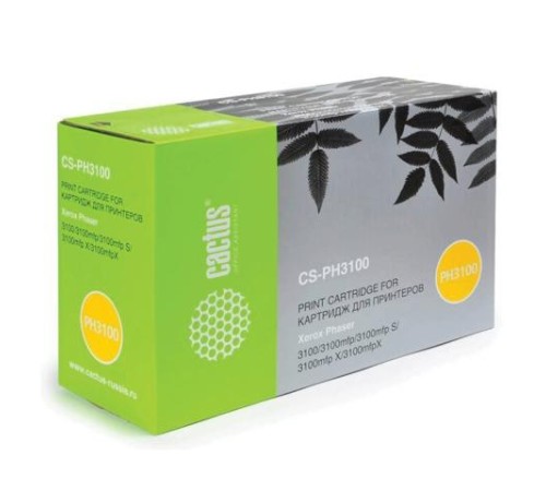 -/ Картридж лазерный Cactus CS-PH3100 106R01379 черный (4000стр.) для Xerox Phaser 3100MFP