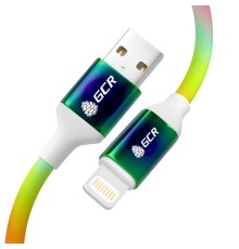 GCR Кабель 1.2m USB AM/Lightning - поддержка всех IOS, MFI, AL корпус, GRADIENT, GCR-53107