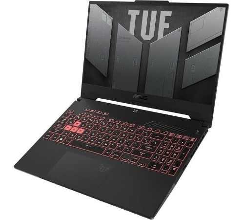 Ноутбук/ ASUS TUF F15 FX507ZC4-HN172 15.6"(1920x1080 (матовый, 144Hz) WVA)/Intel Core i7 12700H(2.3Ghz)/16384Mb/512PCISSDGb/noDVD/Ext:nVidia GeForce RTX3050(4096Mb)/Cam/BT/WiFi/56WHr/war 1y/2.2kg/Mecha Gray/DOS Ноутбук/ ASUS TUF F15 FX507ZC4-HN172 15.6"(1920x1080 (матовый, 144Hz) WVA)/Intel Core i7 12700H(2.3Ghz)/16384Mb/512PCISSDGb/noDVD/Ext:nVidia GeForce RTX3050(4096Mb)/Cam/BT/WiFi/56WHr/war 1y/2.2kg/Mecha Gray/DOS
