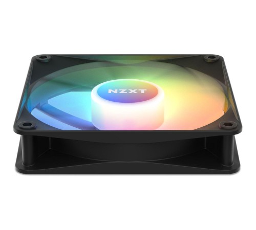 Кулер для корпуса ПК/ Case Cooler NZXT F120 RGB Core (120x120x25mm, 4-pin PWM, RGB, 78.86CFM, 33.88dBA, 1800RPM, Black)