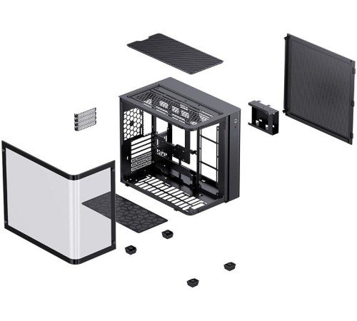 Корпус без блока питания/ Case JONSBO TK-3, Midi-Tower, TG, no fans, 2xUSB-A 3.2 + 1xUSB-C 3.2, ATX, mATX, mITX Black Корпус без блока питания/ Case JONSBO TK-3, Midi-Tower, TG, no fans, 2xUSB-A 3.2 + 1xUSB-C 3.2, ATX, mATX, mITX Black