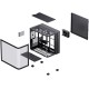Корпус без блока питания/ Case JONSBO TK-3, Midi-Tower, TG, no fans, 2xUSB-A 3.2 + 1xUSB-C 3.2, ATX, mATX, mITX Black