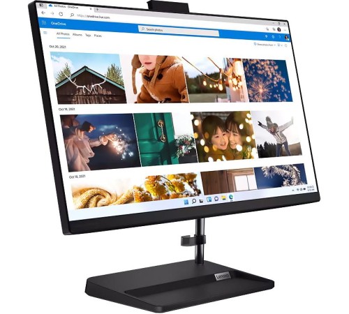 Моноблок/ Lenovo IdeaCentre AIO 3 24IAP7   23.8"(1920x1080 IPS)/Intel Core i5 12450H(2Ghz)/16384Mb/512SSDGb/noDVD/Int:Intel UHD Graphics/Cam/BT/WiFi/war 1y/7.03kg/black/noOS + RU kbd, mouse USB