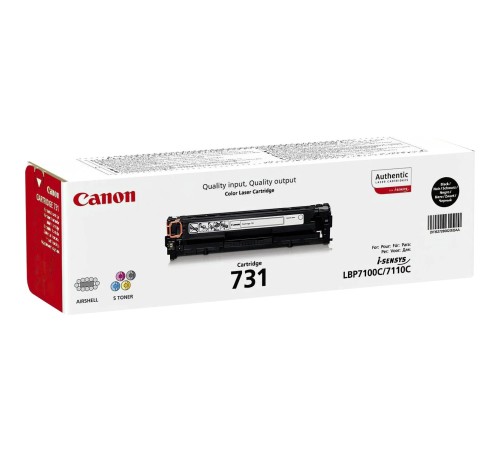 Тонер-картридж/ CANONCRG 731 BK EUR Тонер-картридж/ CANONCRG 731 BK EUR