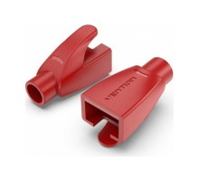 Колпачки изолирующие Vention для разъемов RJ-45 (50шт.) - Красный