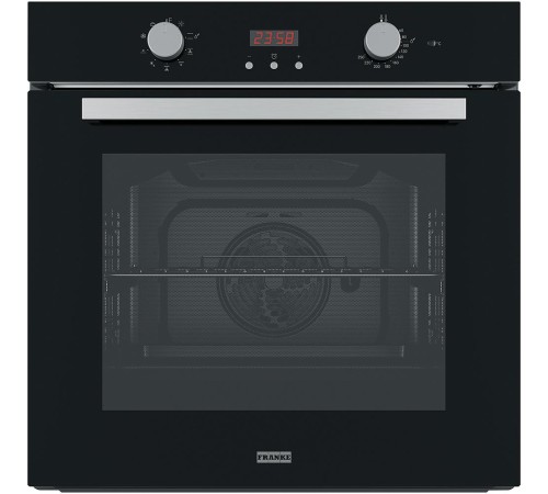 Духовой шкаф Franke FSL 86 H BK/ Best, Электрический духовой шкаф, 60 см, серия SMART LINEAR, 71л, дисплей, эмаль легкой очистки, черный