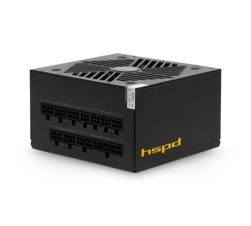 Блок питания/ Power Supply HSPD, 1000W 80+ Gold (ATX, 2.52, Full modular, 1x24(20+4)pin mesh 550mm, 1xCPU*2 8(4+4)pin 650+150mm, 2xPCIe*2 8(6+2)pin 500+150mm, 2xSATA*3 450+150+150mm, 1xMOLEX4pin*3 450+150+150mm , Active, 120x120mm, 150x140x86mm, APFC, OVP Блок питания/ Power Supply HSPD, 1000W 80+ Gold (ATX, 2.52, Full modular, 1x24(20+4)pin mesh 550mm, 1xCPU*2 8(4+4)pin 650+150mm, 2xPCIe*2 8(6+2)pin 500+150mm, 2xSATA*3 450+150+150mm, 1xMOLEX4pin*3 450+150+150mm , Active, 120x120mm, 150x140x86mm, APFC, OVP