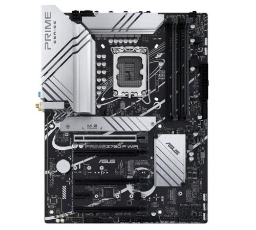 Материнская плата ASUS PRIME Z790-P WIFI, LGA1700, Z790, 4*SATA, 3*M.2, 3*USB 3.2, 4*USB 2.0, Type-C, 4*PCIx16, 1*PCIx1, HDMI+DP, ATX; 90MB1CJ0-M1EAY0