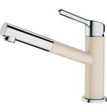Смеситель Franke 115.0623.136/ Best, Смеситель ORBIT PULL-OUT, с выдвижным шлангом, хром/бежевый