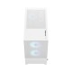 Корпус ПК без блока питания/ Case Fractal Design Pop Mini Air RGB TG Clear Tint, Mini-Tower, 3x120mm RGB, 2xUSB-A 3.2 mATX, mITX White