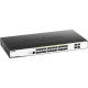 Коммутатор/ Managed L2 Switch 24x1000Base-X SFP, 4x10GBase-X SFP+, CLI, RJ45 Console, RPS, Dying Gasp