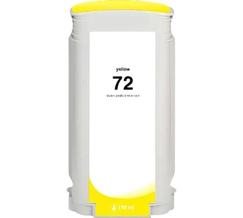 Картридж/ HP 72 Yellow for Designjet T610/T620/T770/T795/T790/T1100/T1120/T1200/T1300/T2300 130-ml (C9373A) White Box With Chip