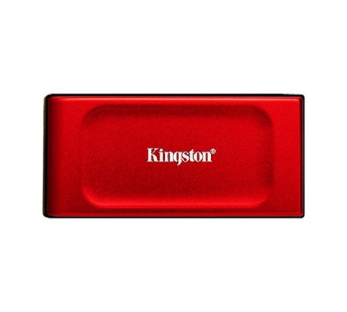 Твердотельный накопитель/ Kingston External SSD XS1000, 2000GB, Type-C/A, USB 3.2 Gen 2, R/W 1050/1000MB/s, 70x33x14mm, 29g., Red (60 мес) Твердотельный накопитель/ Kingston External SSD XS1000, 2000GB, Type-C/A, USB 3.2 Gen 2, R/W 1050/1000MB/s, 70x33x14mm, 29g., Red (60 мес)