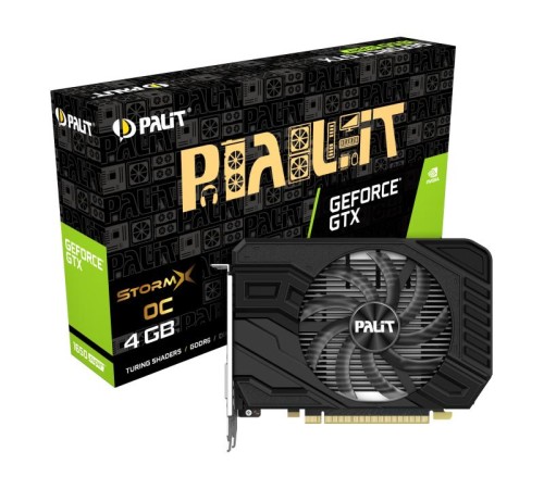 Видеокарта Palit GTX1650Super StormX OC 4G GDDR6 128bit DVI HDMI DP (Вскрытая упаковка) Видеокарта Palit GTX1650Super StormX OC 4G GDDR6 128bit DVI HDMI DP (Вскрытая упаковка)
