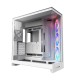 Корпус без блока питания/ Case NZXT H9 Flow RGB (2025), Midi-Tower, TG, 3x140mm RGB + 1x120mm, 2xUSB-A 3.2 + 1xUSB-C 3.2, E-ATX, ATX, mATX, mITX White