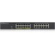 Коммутатор/ ZYXEL GS1900-24EP Smart L2 PoE + switch , rack 19 ", 24xGE (12xPoE +), PoE budget 130 W