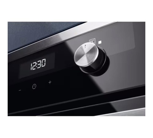 Встраиваемые электрические духовки ELECTROLUX/ Духовой шкаф с паром SteamBake, основной цвет - нержавеющая сталь, утапливаемые переключатели,ЖК-дисплей, будильник, таймер отключения, отложенный старт, хромированные направляющие из нержавеющей стали Easy E