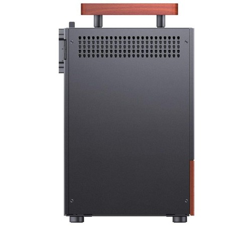 Корпус без блока питания/ Case JONSBO T6, Mini-Tower, 1x140mm, 1xUSB-A 3.0 + 1xUSB-C 3.2, mITX, wood panel + wooden handle Black Корпус без блока питания/ Case JONSBO T6, Mini-Tower, 1x140mm, 1xUSB-A 3.0 + 1xUSB-C 3.2, mITX, wood panel + wooden handle Black