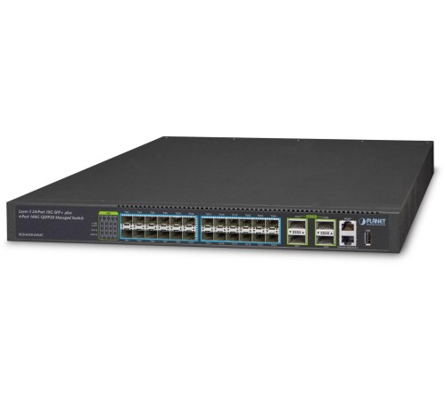 XGS-6350-24X4C управляемый коммутатор/ Layer 3 24-Port 10G SFP+ + 4-Port 40G/100G QSFP28 Managed Switch with optional Redundant Power XGS-6350-24X4C управляемый коммутатор/ Layer 3 24-Port 10G SFP+ + 4-Port 40G/100G QSFP28 Managed Switch with optional Redundant Power