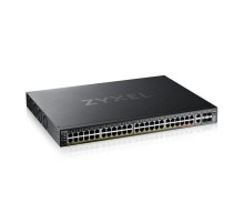 Коммутатор L3 Access коммутатор Zyxel NebulaFlex Pro XGS2220-54HP, rack 19", 48xRJ-45: 1G PoE+ (8 из них PoE++), 2xRJ-45: 1/2.5/5/10G PoE++, 4xSFP+, бюджет PoE 600 Вт