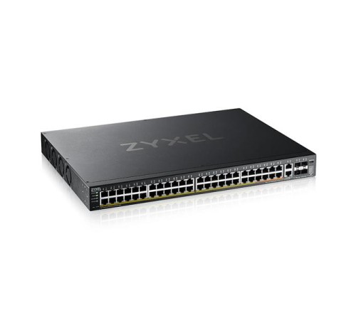 Коммутатор L3 Access коммутатор Zyxel NebulaFlex Pro XGS2220-54HP, rack 19", 48xRJ-45: 1G PoE+ (8 из них PoE++), 2xRJ-45: 1/2.5/5/10G PoE++, 4xSFP+, бюджет PoE 600 Вт