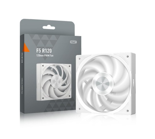 Кулер для корпуса/ Case Cooler PCCooler F5R120 (120x120x25mm, 4-pin PWM, 86.73CFM, 32dBA, 2200RPM, White) Кулер для корпуса/ Case Cooler PCCooler F5R120 (120x120x25mm, 4-pin PWM, 86.73CFM, 32dBA, 2200RPM, White)
