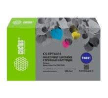 -/ Картридж струйный Cactus CS-EPT6031 T6031 фото черный (220мл) для Epson Stylus PRO 7880/9880