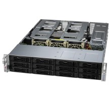 Серверная платформа Supermicro CloudDC A+ Server 2U 2015CS-TNR no CPU(1)AMD EPYC 9004 series/TDP 400W/no DIMM12/ 12 3.5/2.5 SATA/ 2x10GbE 2x10GbSFP+/2x1200W/SFT-DCMS-Single/2nd config