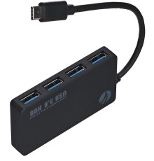 Кабель-адаптер/ Кабель-адаптер  USB3.1 Type-CM --> 4*USB3.0 (F) VCOM <DH302C>