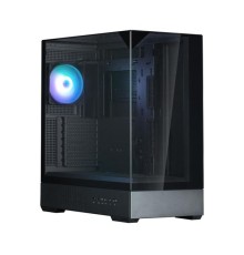 Корпус ZALMAN P40 Prism, ATX, BLACK, WINDOW, 2x3.5", 3x2.5", 1xUSB TYPE-C, 2xUSB3.0, REAR 1x120mm ARGB