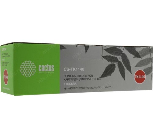 -/ Картридж лазерный Cactus CS-TK1140 TK-1140 черный (7200стр.) для Kyocera FS-1035/1135/M2535dn