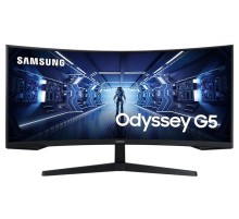 Монитор Samsung 34" Odyssey G5 C34G55TWWI VA curved 21:9 3440x1440x165Hz 1ms 2500:1 250cd 178/178 HDMI DP HDR FreeSync Premium VESA Black 2 years