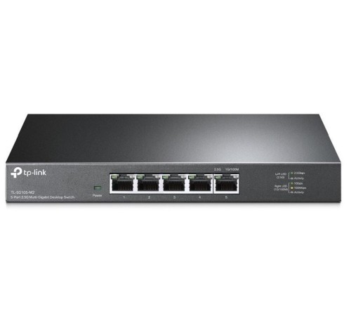 коммутатор TP-Link TL-SG105-M2, 5-Port 2.5G Multi-Gigabit Desktop Switch