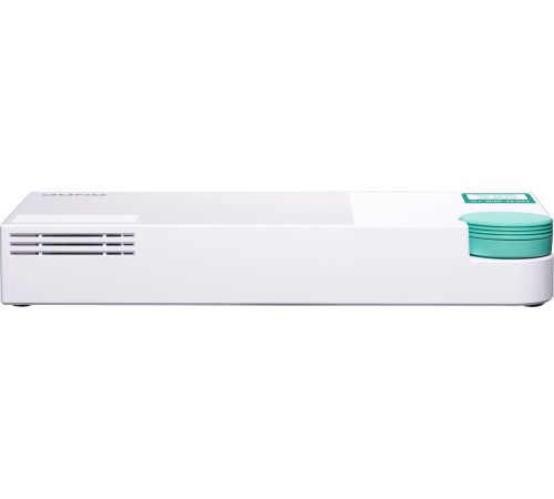 Коммутатор/ QNAP QSW-308-1C Unmanaged 10 Gb / s switch with 3 SFP + ports, of which 1 is combined with RJ-45, and 8 1 Gb / s RJ-45 ports, bandwidth up to 76 Gb / s, support JumboFrame