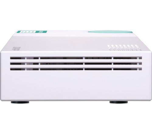 Коммутатор/ QNAP QSW-308-1C Unmanaged 10 Gb / s switch with 3 SFP + ports, of which 1 is combined with RJ-45, and 8 1 Gb / s RJ-45 ports, bandwidth up to 76 Gb / s, support JumboFrame