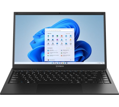 Ноутбук IRBIS BlizzardBook 14 14NBC0001 14" Core i3-1115G4, 14"LCD 1920*1080 IPS , 8+512GB SSD, AC wifi, camera: 2MP, 5000mha, black metal case, backlight keyboard, Type-c, Win 11 Pro