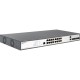 Коммутатор/ Managed L2 Switch 16x1000Base-T PoE, 2x1000Base-X SFP, 2xCombo 1000Base-T/SFP, PoE Budget 250W, RJ45 Console, 19" w/brackets
