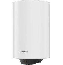 Водонагреватель/ Накопительный электрический водонагреватель MAUNFELD MWH80W03, 75 С max, мощность 1500 Вт, объем 80 л, электронное управление, вертикальная установка, мокрый ТЭН, внутреннее покрытие бака эмаль, магниевый анод, резьба для подключения воды