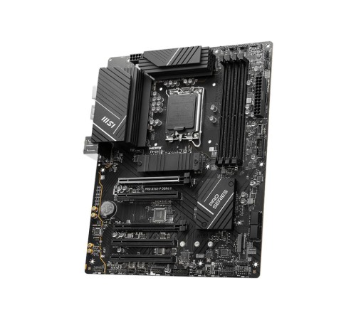 Материнская плата/ MB MSI INTEL B760 s1700, 4xDDR4(128GB), HDMI 2.1/DP, 2xPCIe 4.0x16, 3xPCIe 3.0x16, 1xLAN (2.5GbE), 4xSATA 6Gb/s, 2xM.2, 1xUSB-C, 2xUSB 3.2, 2xUSB 2.0, ATX Материнская плата/ MB MSI INTEL B760 s1700, 4xDDR4(128GB), HDMI 2.1/DP, 2xPCIe 4.0x16, 3xPCIe 3.0x16, 1xLAN (2.5GbE), 4xSATA 6Gb/s, 2xM.2, 1xUSB-C, 2xUSB 3.2, 2xUSB 2.0, ATX