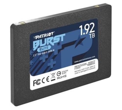 Твердотельный накопитель Patriot SSD BURST ELITE 1920Gb SATA3 2.5” R450/W320 TBW 800TB 3D NAND